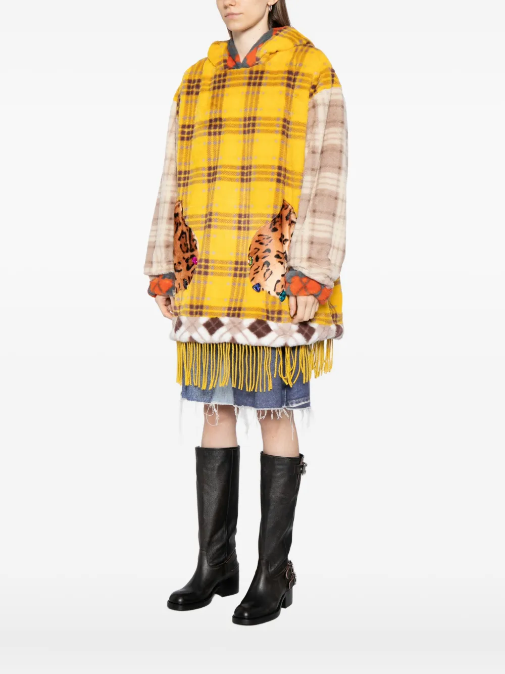 Penultimate Checked Jacket In Yellow