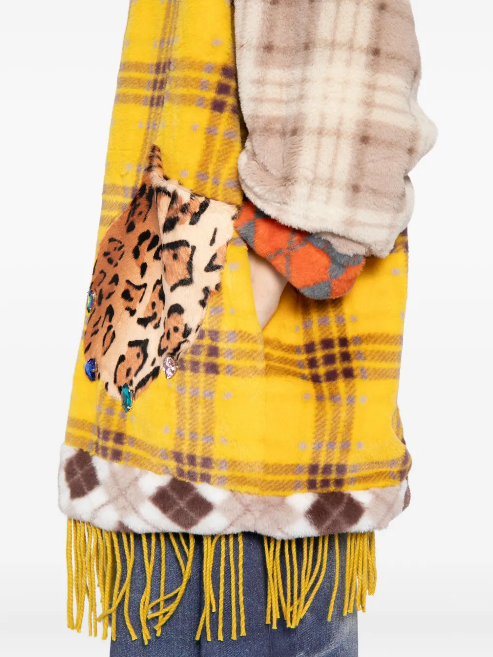 Penultimate Checked Jacket In Yellow