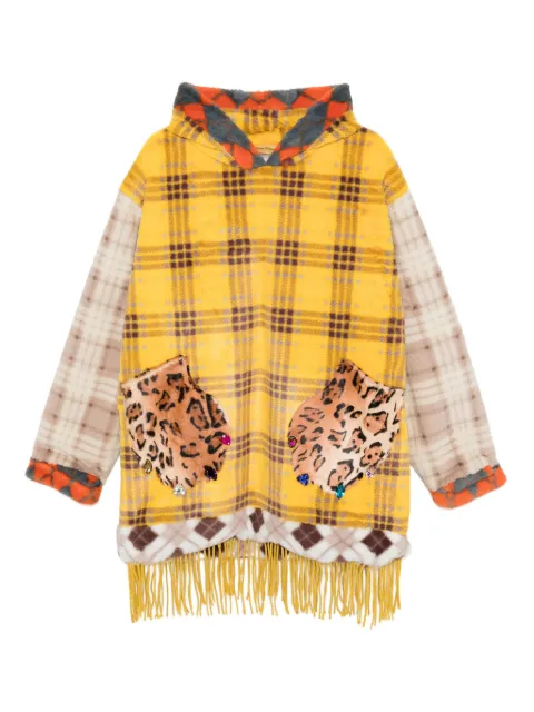 PENULTIMATE checked hoodie