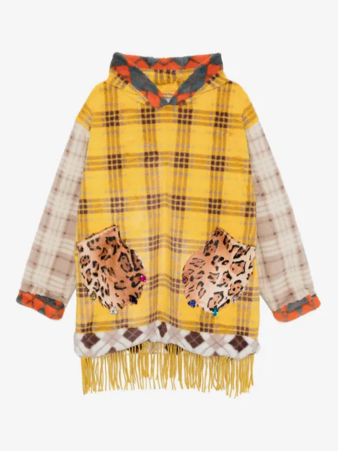 PENULTIMATE checked hoodie