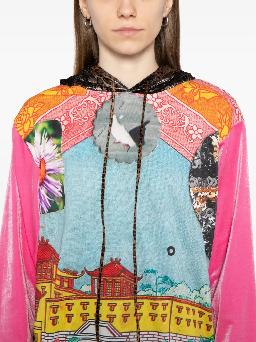 Penultimate Graphic-print Hoodie In Multi
