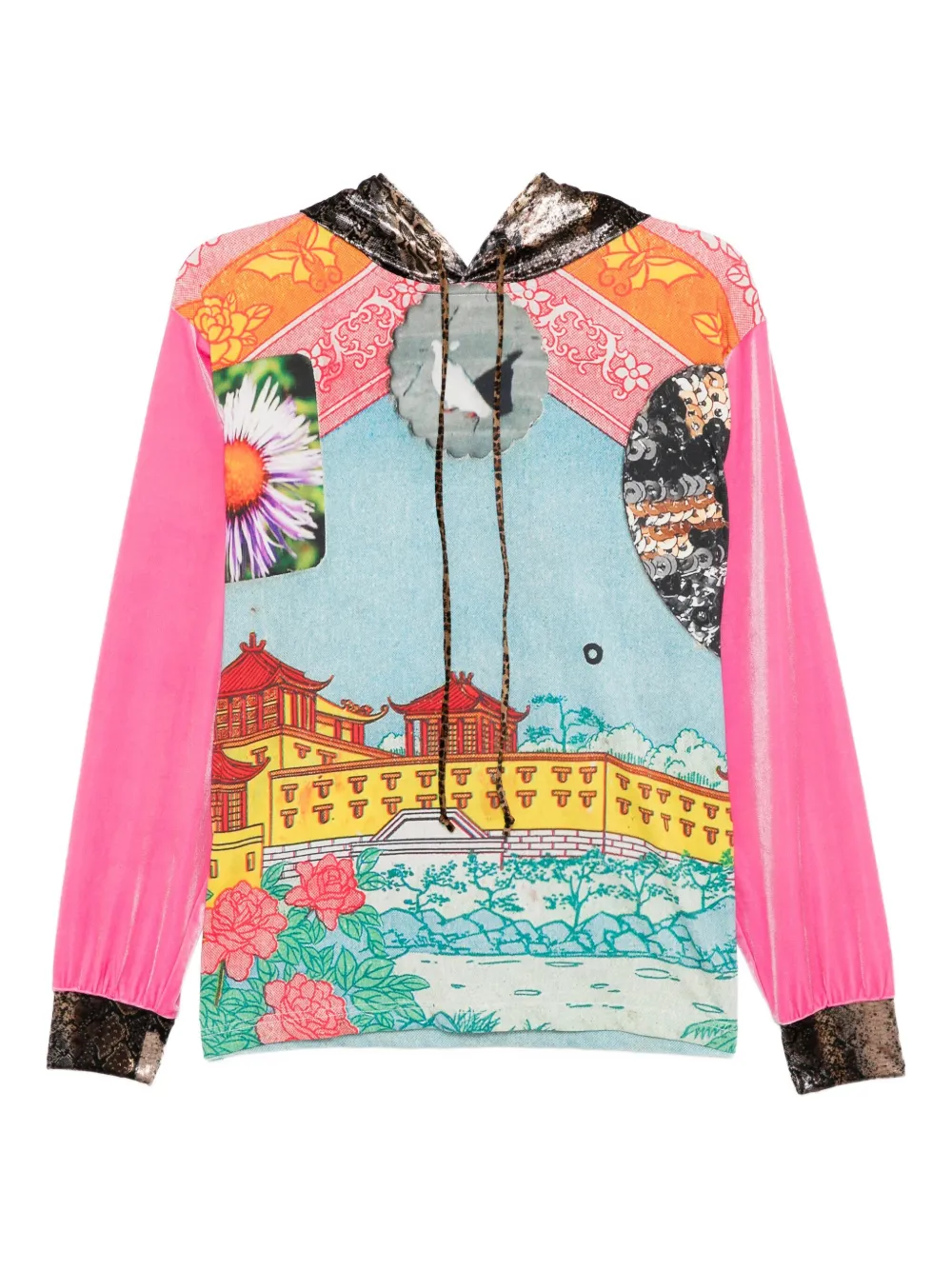 Penultimate Graphic-print Hoodie In Multi