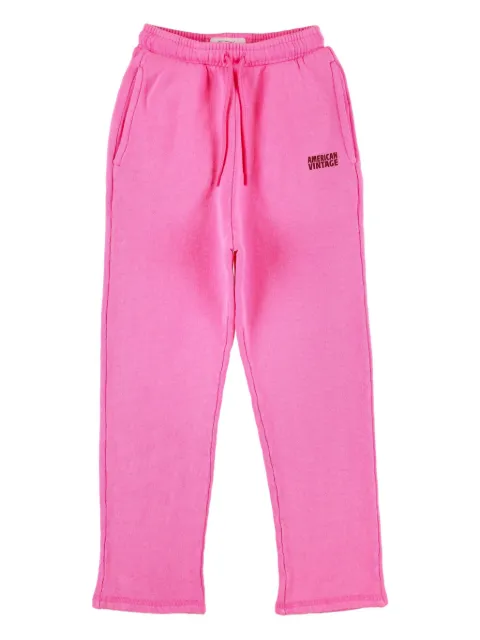 American Vintage Kids logo-embroidered drawstring tracksuit 