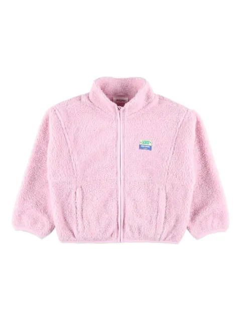 American Vintage Kids pile zip-up jacket