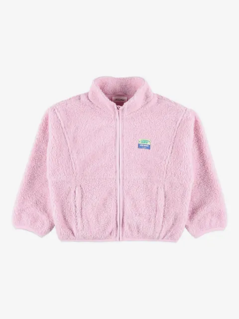 American Vintage Kids pile zip-up jacket