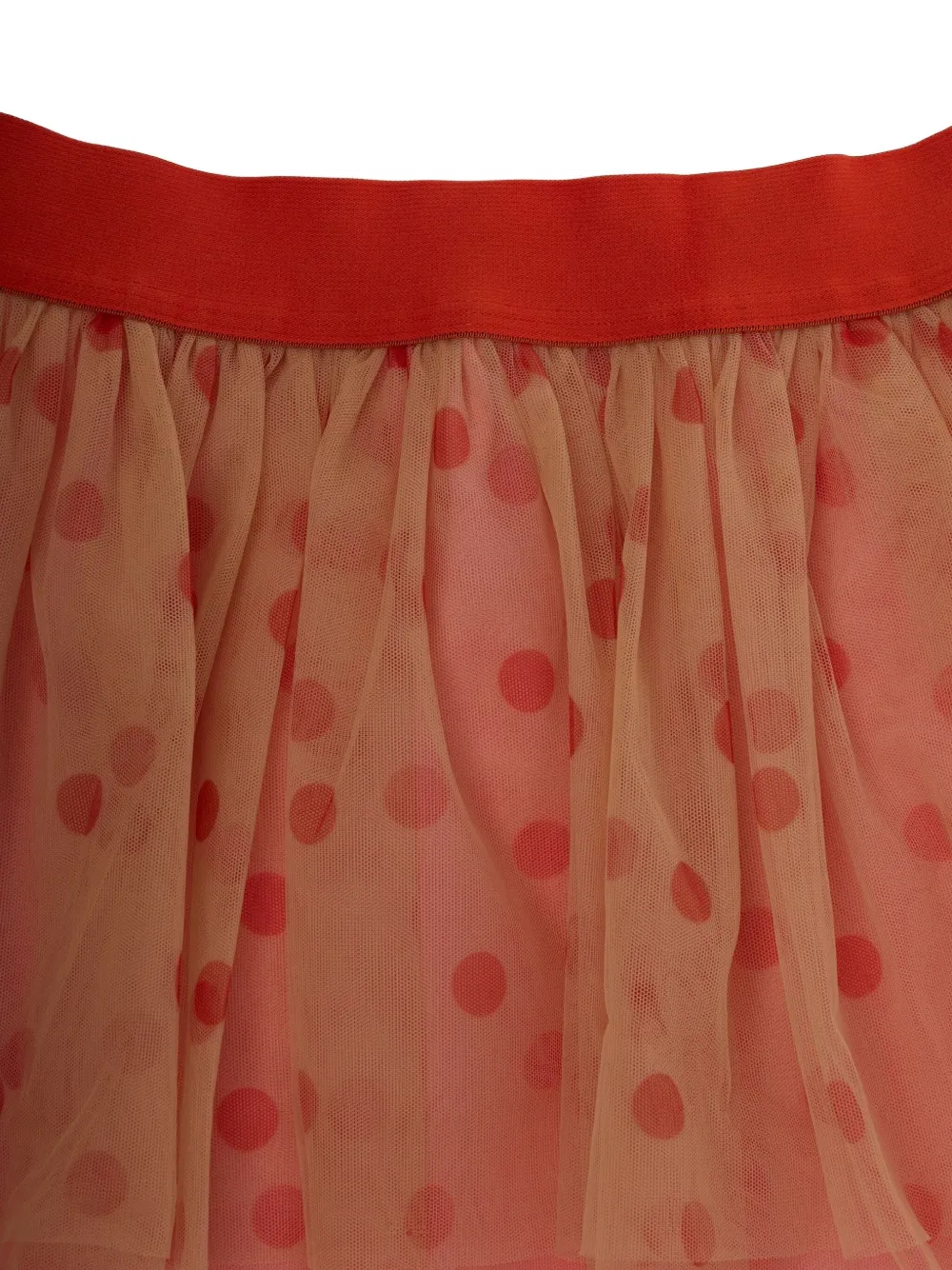 Mini Rodini Polka-dot Tulle Skirt In Pink