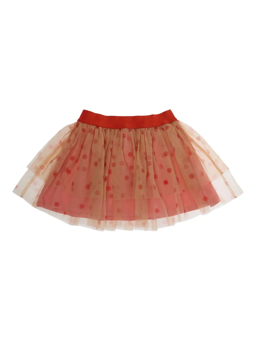 Mini Rodini Polka-dot Tulle Skirt In Pink