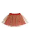 Mini Rodini polka-dot tulle skirt - Pink