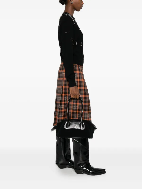 vivienne westwood 花柄タイトスカート（黒地・ボタン付き） vivienne westwood 花柄タイトスカート（黒地・ボタン付き）