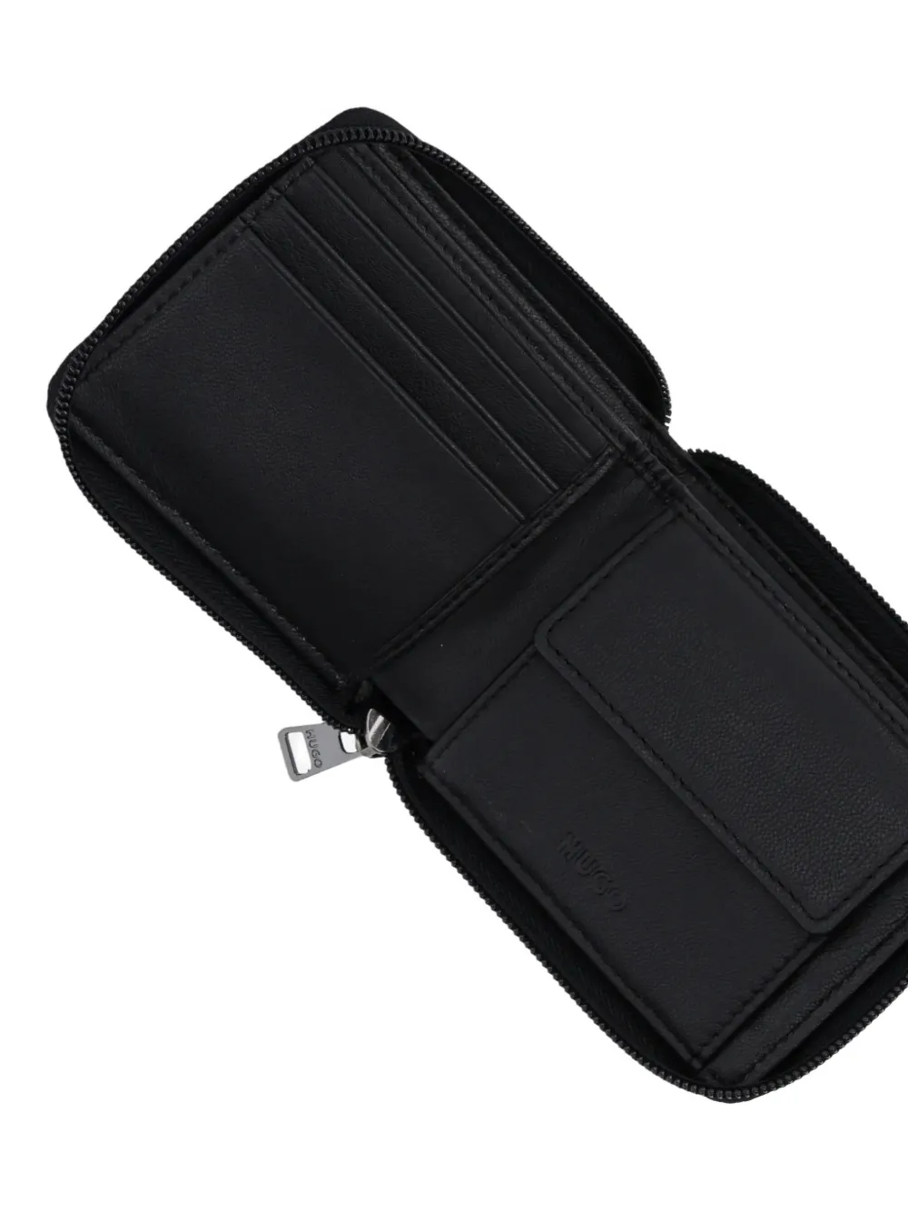 Hugo Boss Logo-embossed Wallet In Black