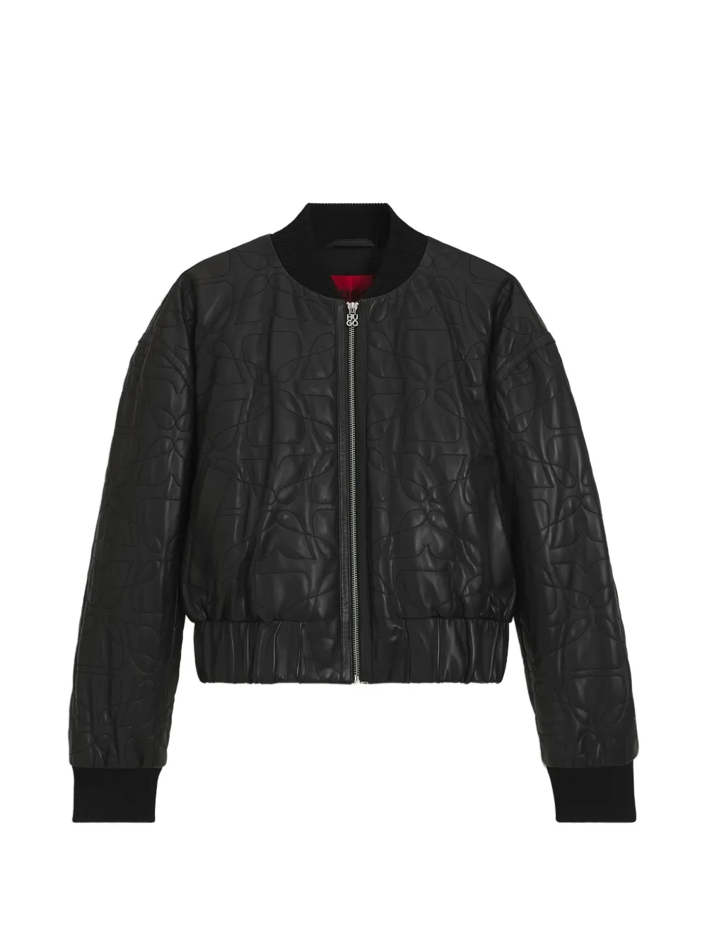HUGO Lesana quilted zip-up jacket - Nero