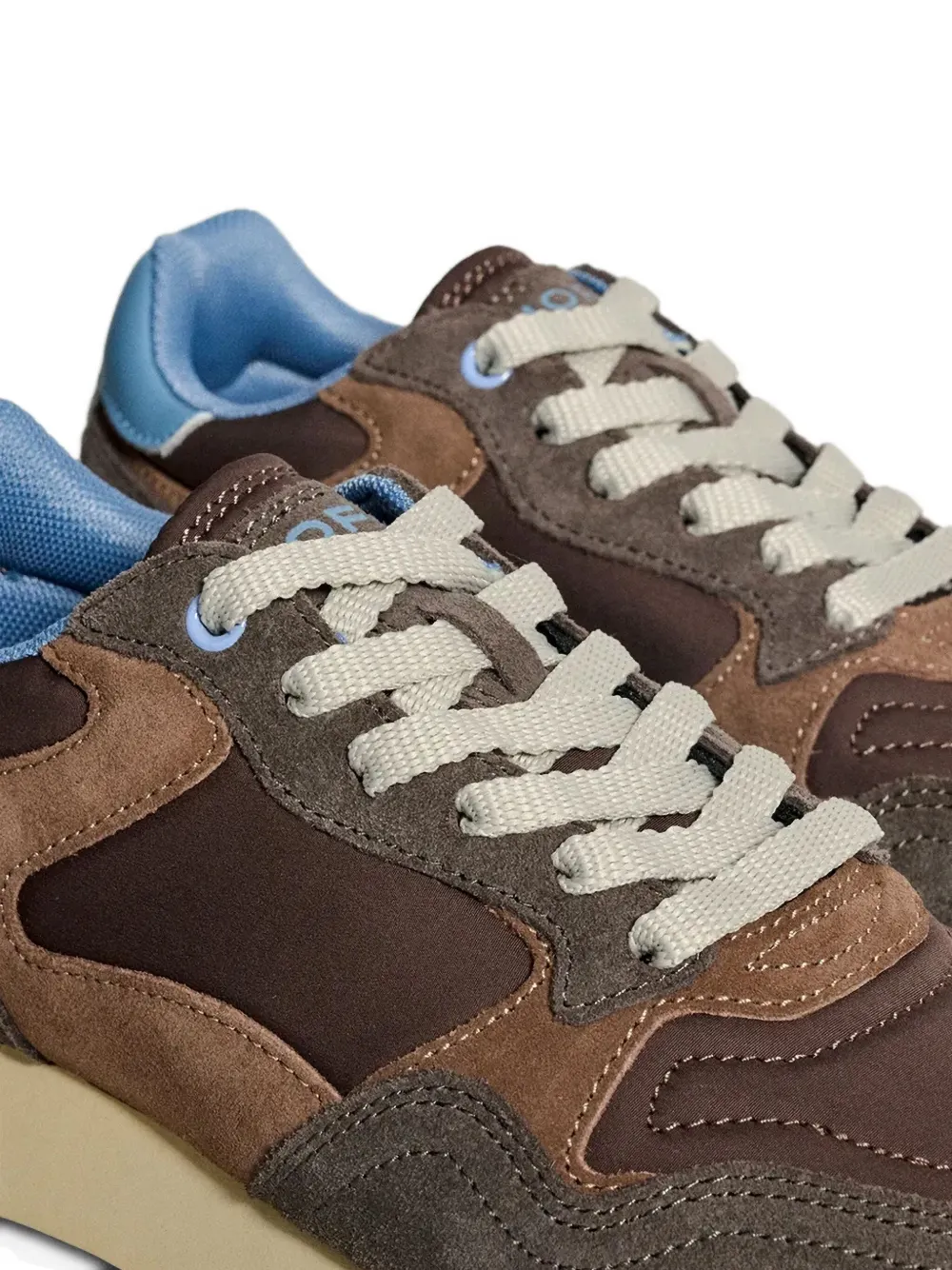 Hoff 30m City Amsterdam Panelled Lace-up Sneakers In Brown