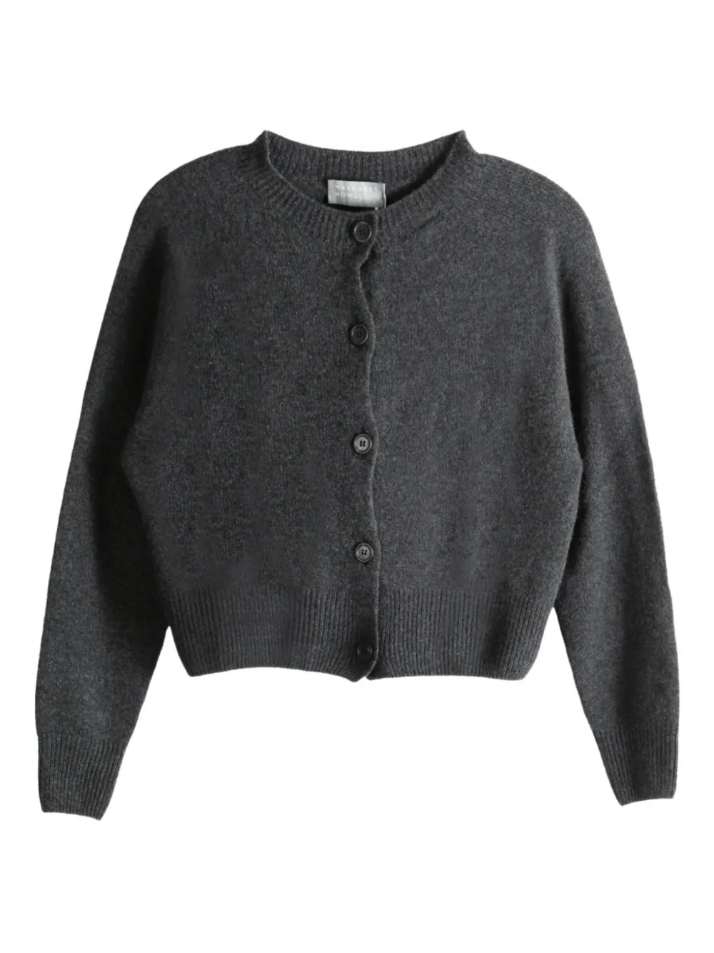 Margaret Howell round-neck cardigan - グレー Margaret Howell round-neck cardigan - グレー