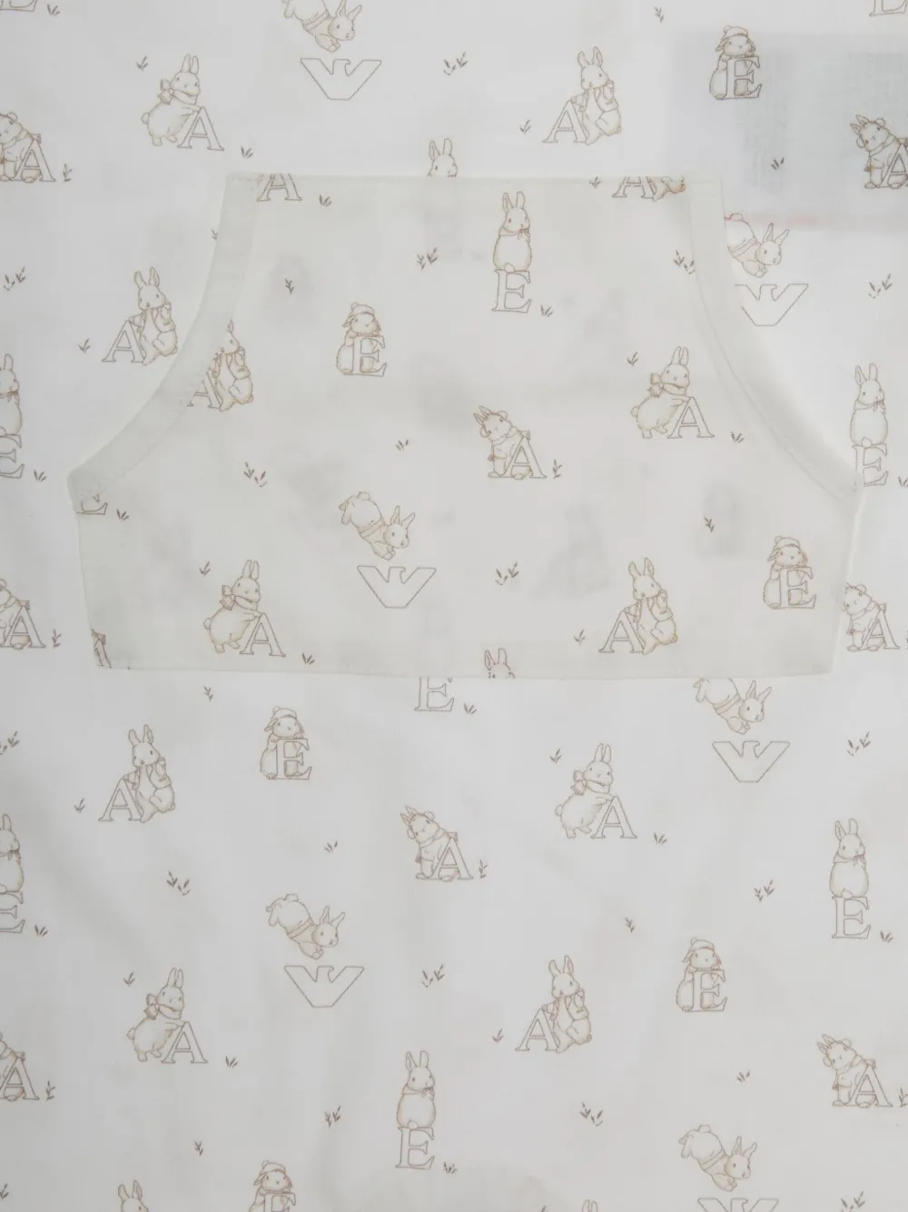 Emporio Armani Kids Pyjama met konijnenprint Wit