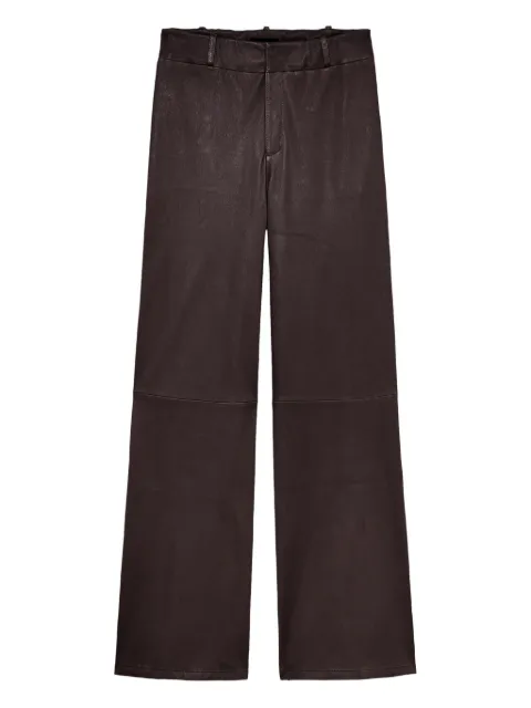 Arma belt-loops straight trousers