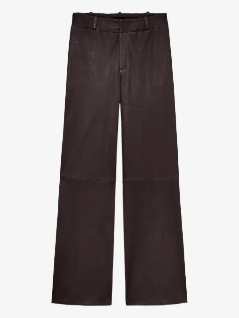 Arma belt-loops straight trousers