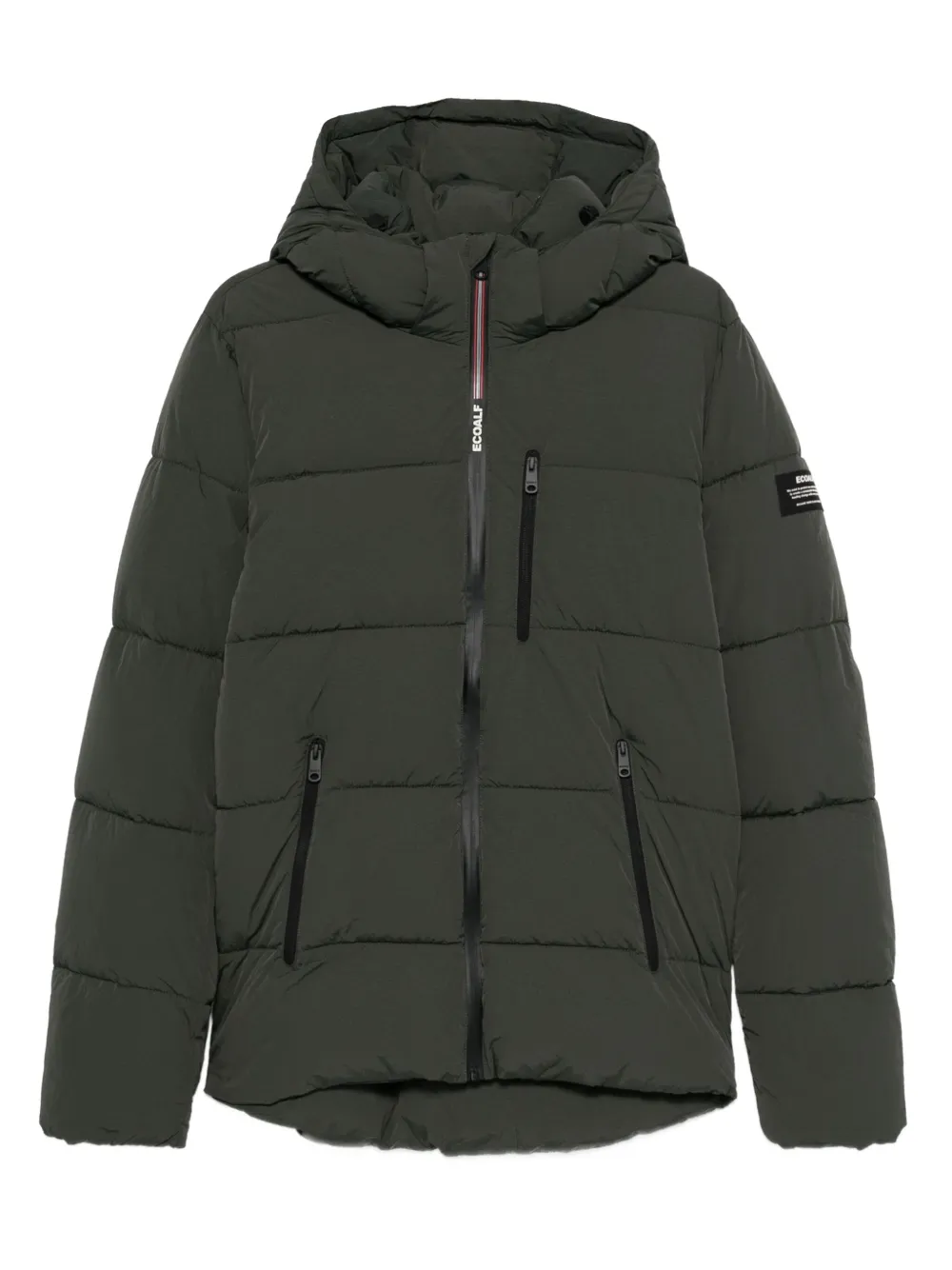 Ecoalf hooded puffer jacket | Green | Image 1
