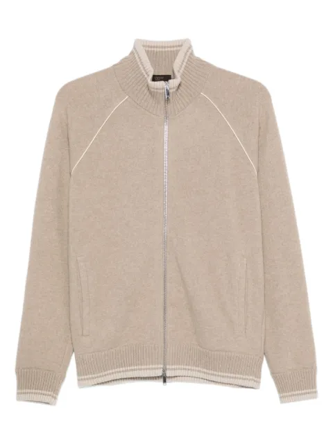 Zanone zip-up cardigan