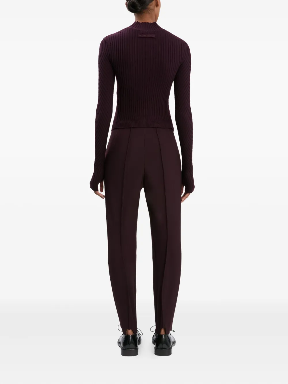 Victoria Beckham Cropped broek Bruin