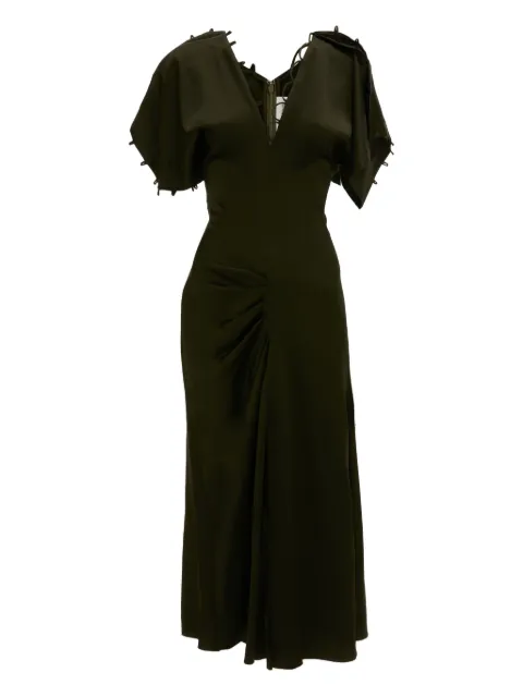 Victoria Beckham rouleaux-detail midi dress