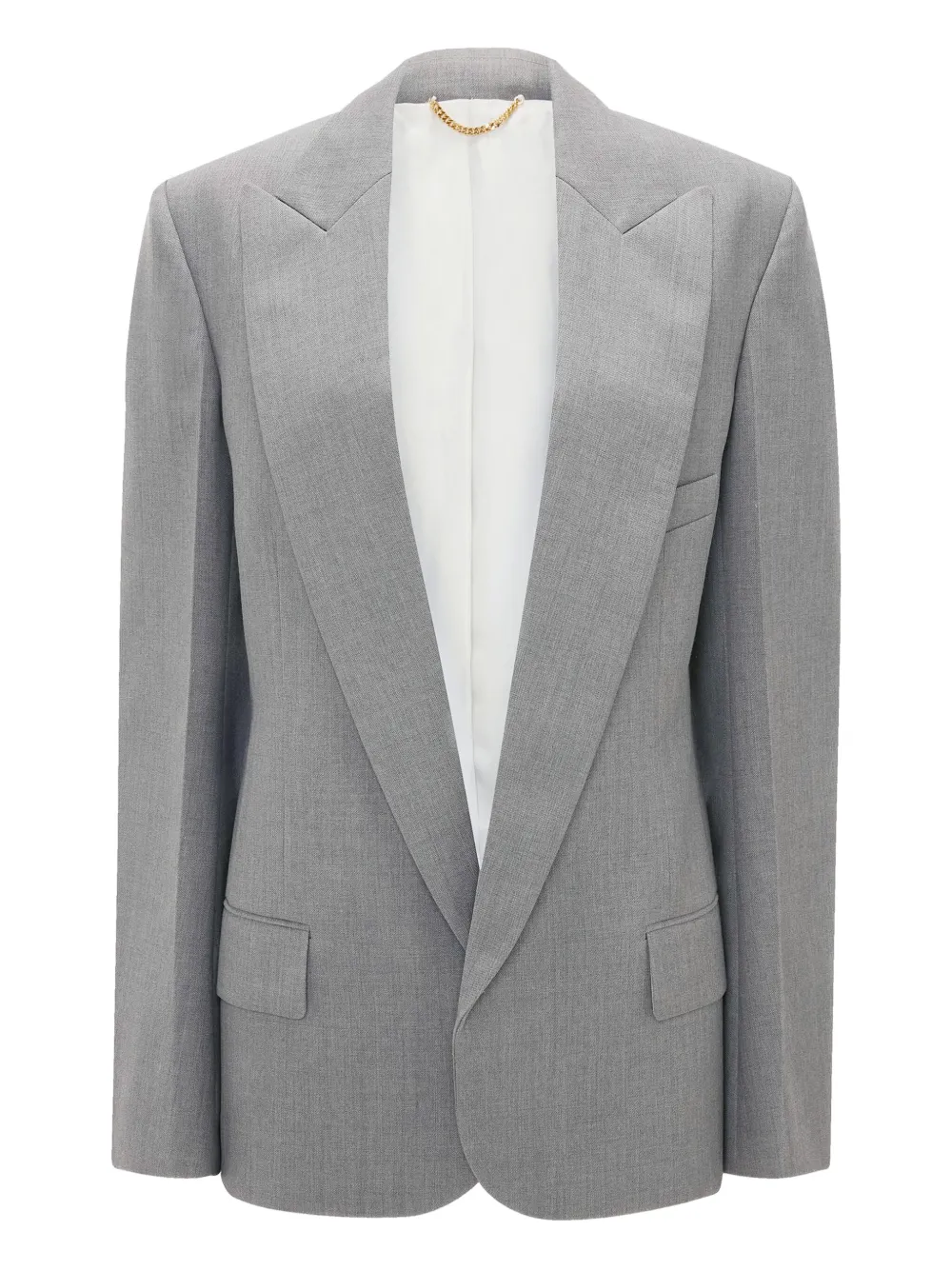 Victoria Beckham sculptural-sleeve jacket | Grey | Image 1