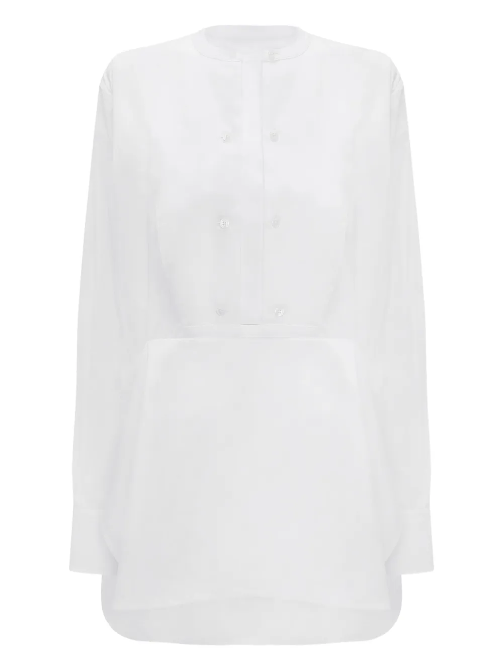Victoria Beckham bib-detail shirt | White | Image 1