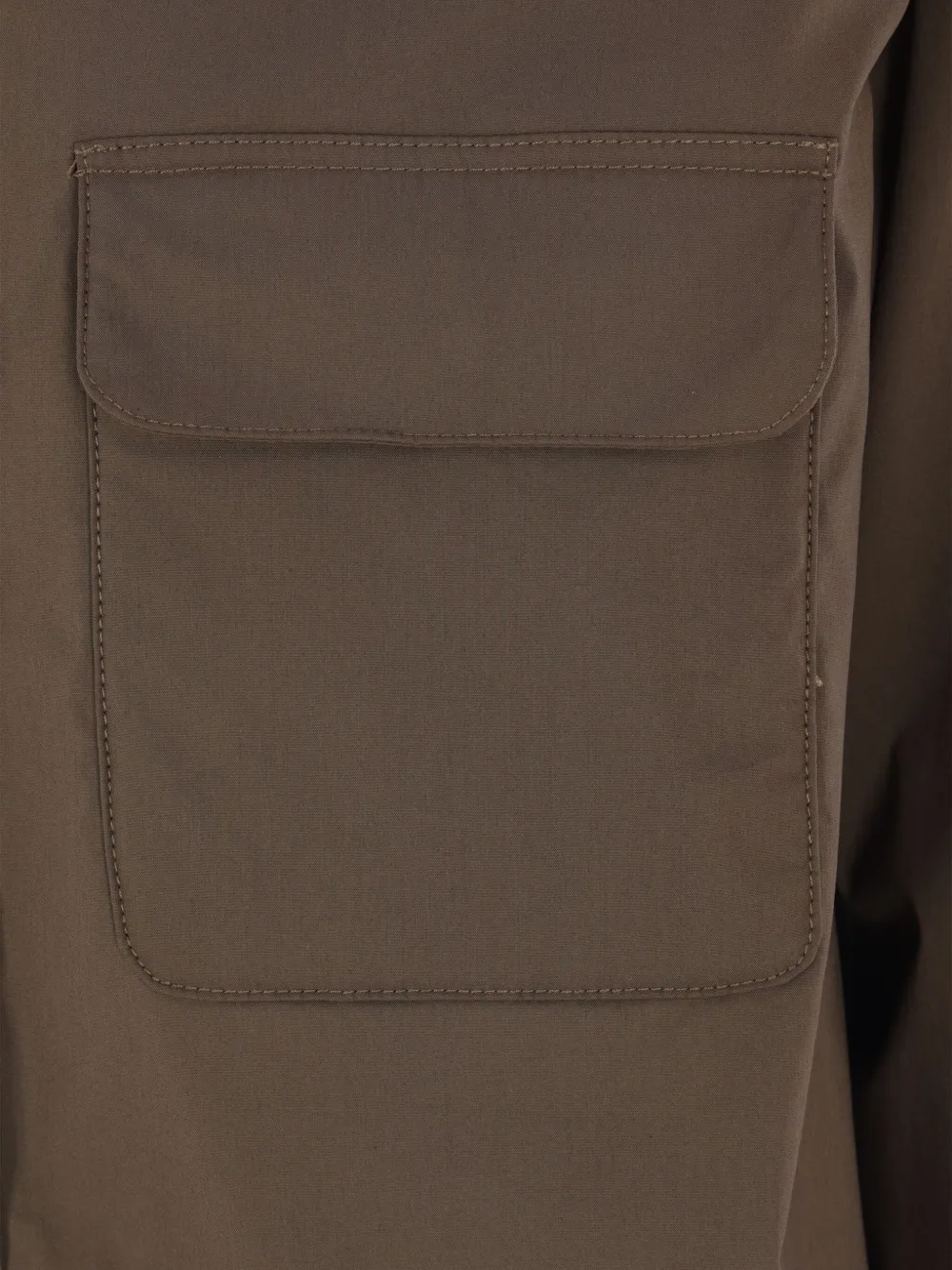 Aspesi Padded Shirt Jacket In Green