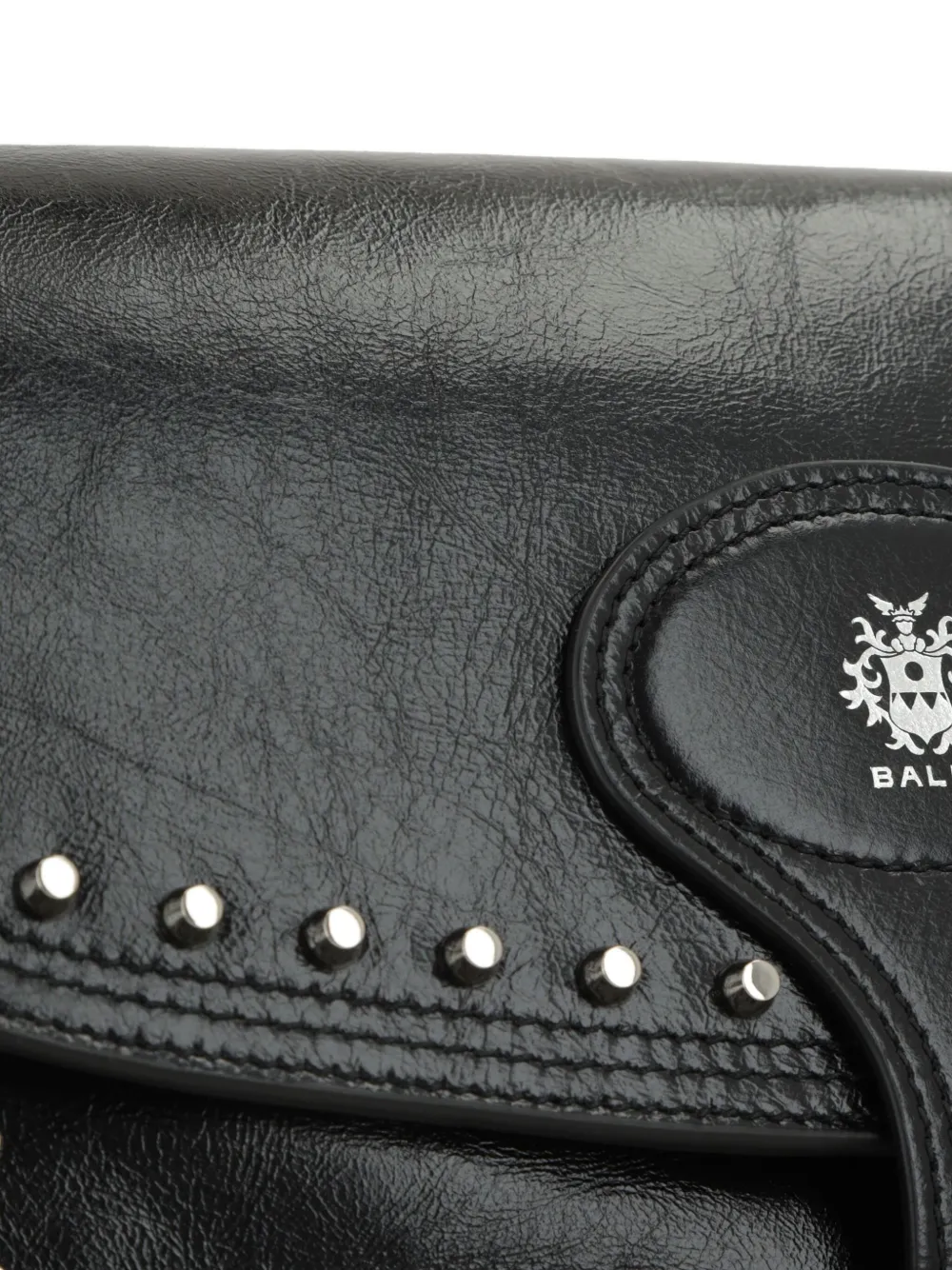 Bally Beckett schoudertas met studs Zwart