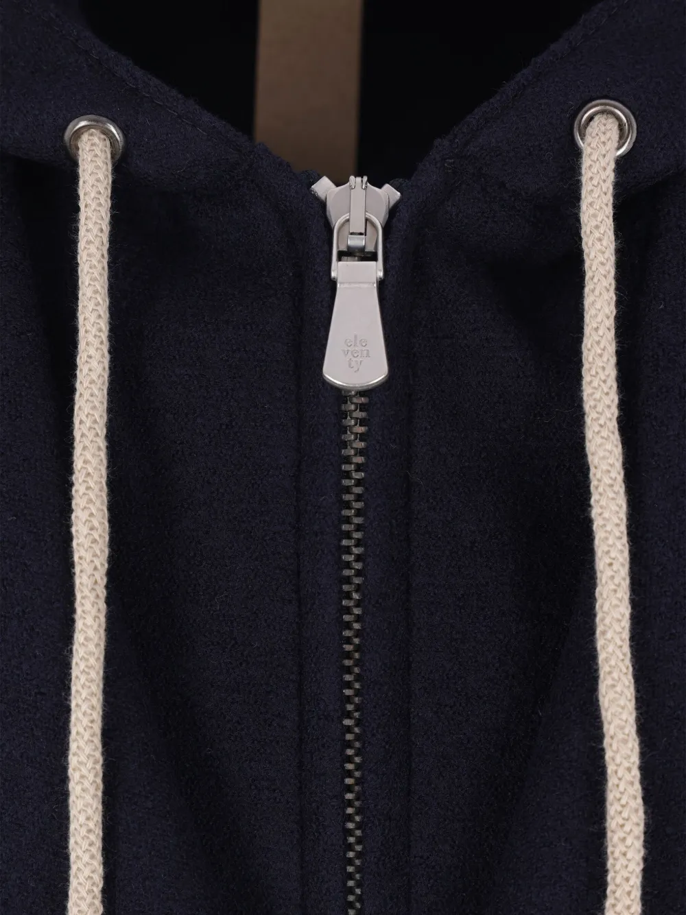 Eleventy Contemporary Single-breasted Jacket With Integrated Hood In Purple