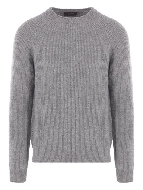 Zanone ribbed raglan-sleeve sweater