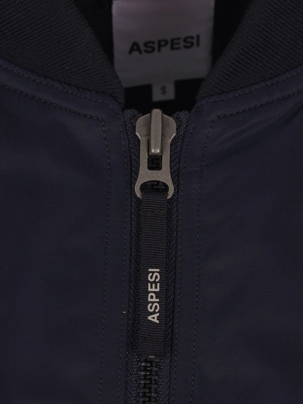 Aspesi Drawstring Hooded Padded Coat In Blue