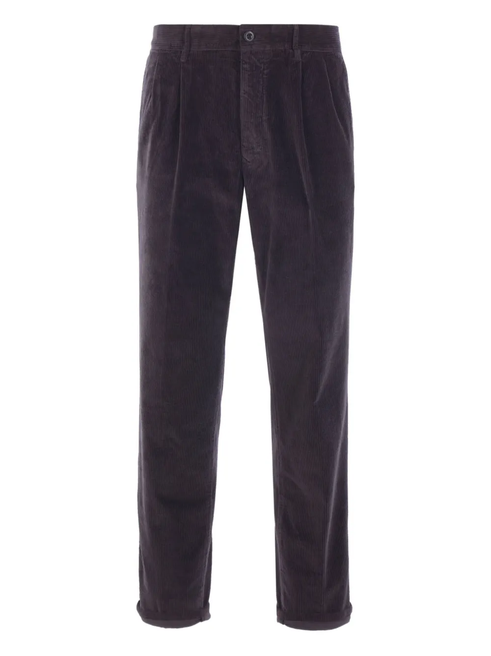 Incotex straight-leg corduroy trousers | Purple | Image 1