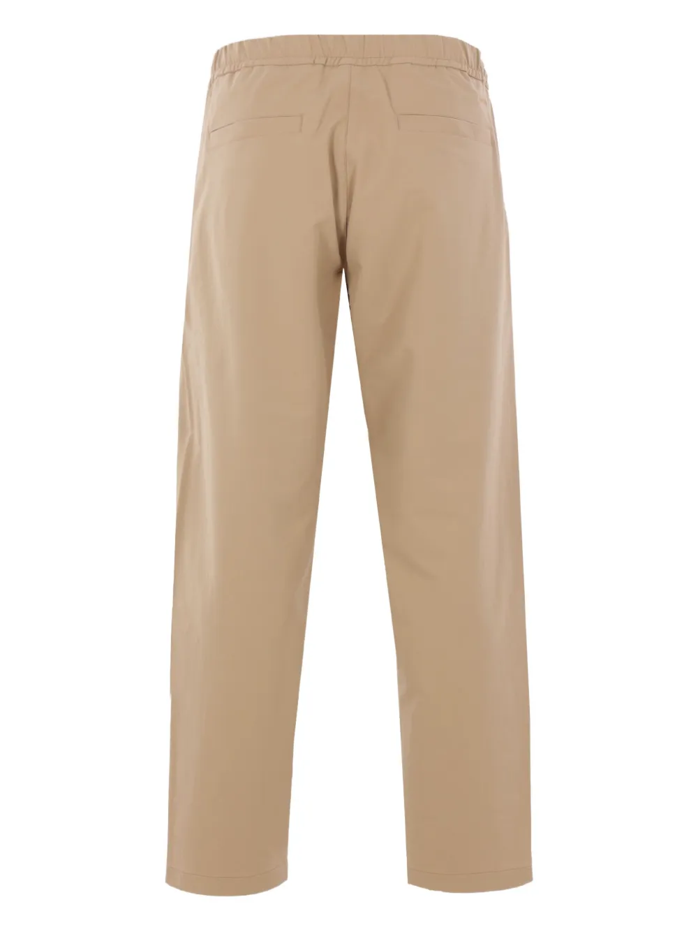 Laminar elasticated-waistband drawstring trousers - Beige