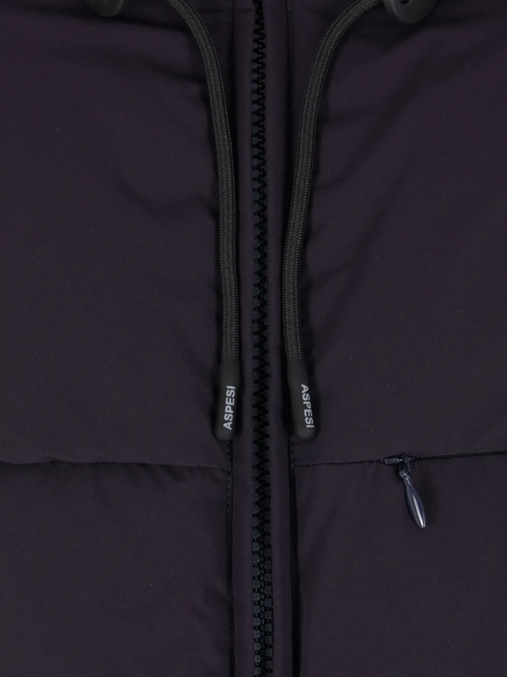 Aspesi Feather-down Padded Puffer Jacket In Blue