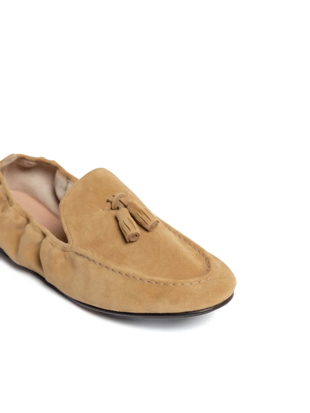 Alberta Ferretti Loafers met kwastjes Beige