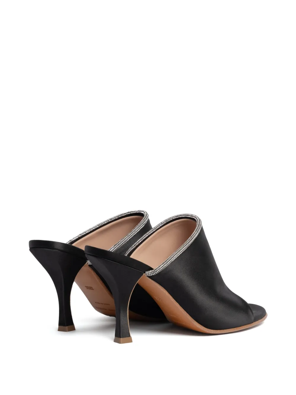 Alberta Ferretti Sandalen met verfraaide afwerking Zwart