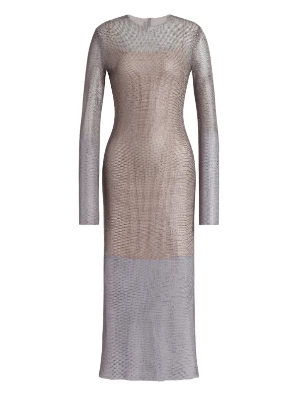 black pleated long sleeve dress Pippa Long Sleeve Midi Dress