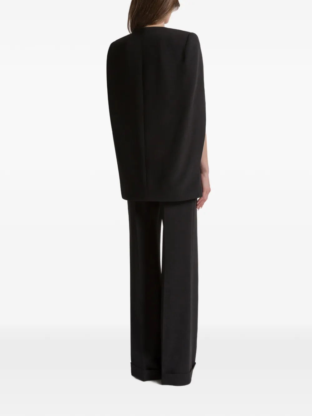 Alberta Ferretti Double-breasted Waistcoat In Black