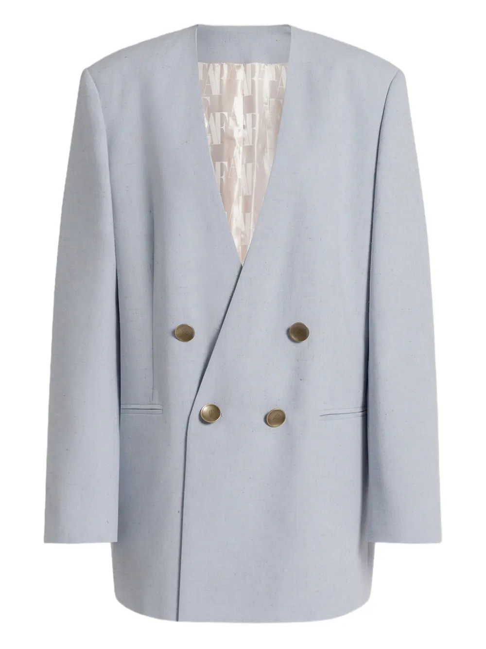 Alberta Ferretti double-breasted jacket | Blue | Image 1