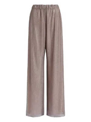 Alberta Ferretti elasticated-waistband Trousers | Neutrals