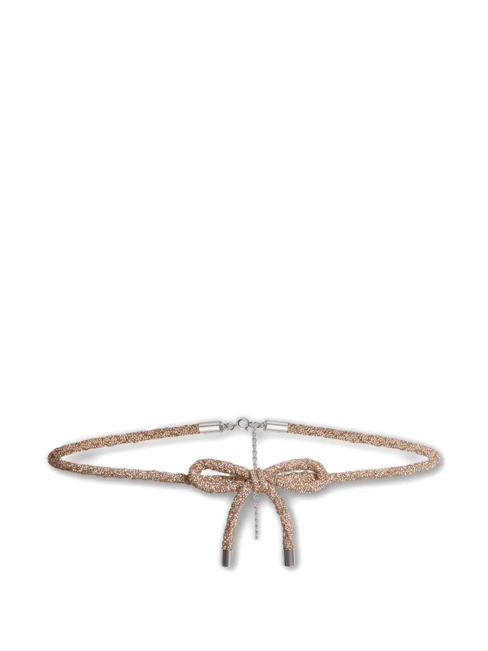 Alberta Ferretti bow rope belt - Oro