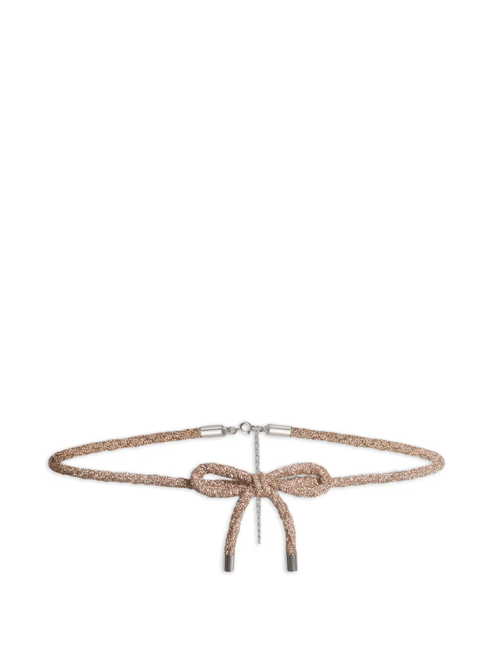 Alberta Ferretti bow rope belt - Oro