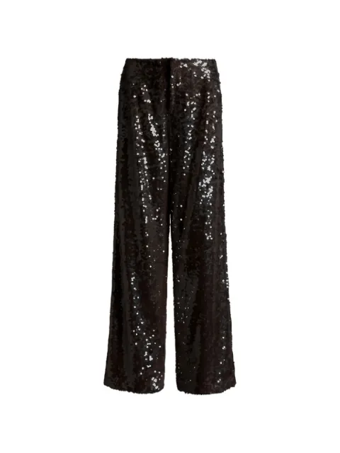 Alberta Ferretti pantalones con lentejuelas