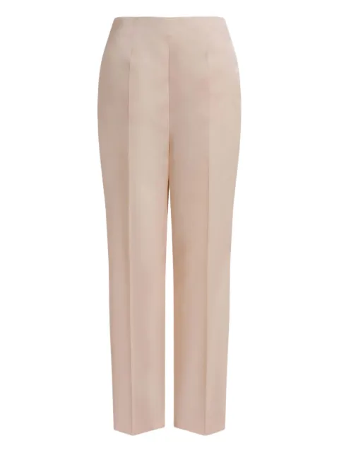 Alberta Ferretti pantalones de seda con tiro alto