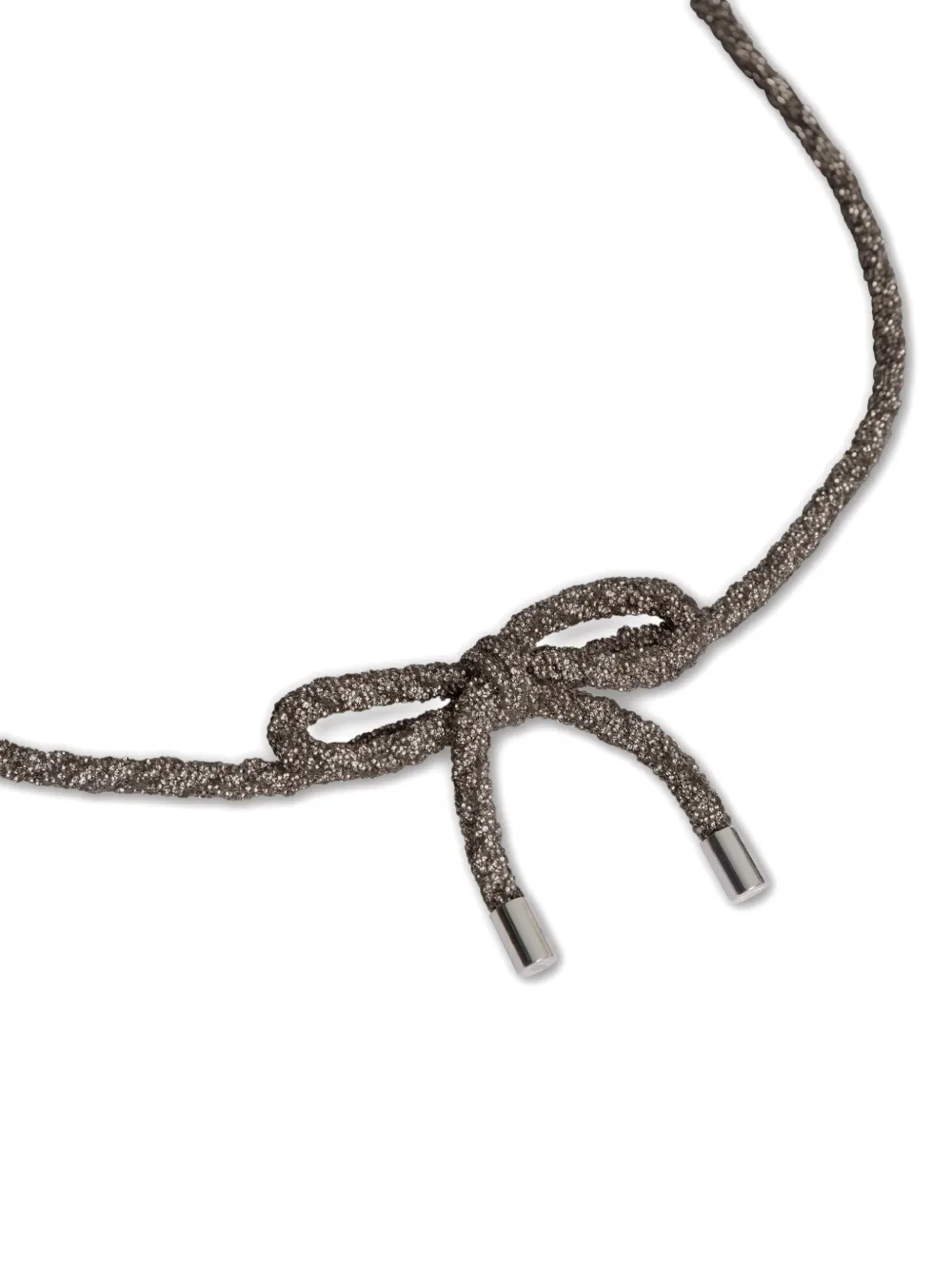 Alberta Ferretti bow detail belt - Grijs