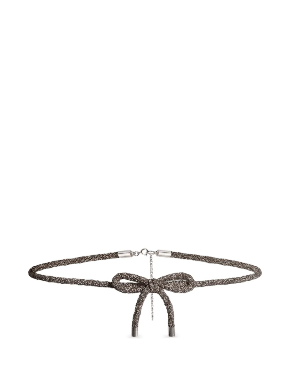 Alberta Ferretti bow detail belt - Grigio