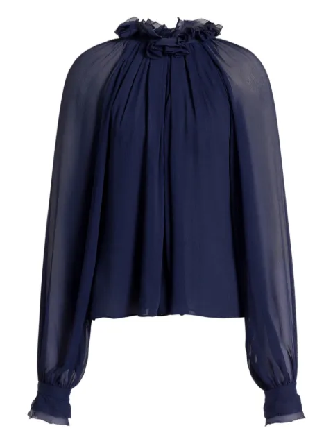 Alberta Ferretti ruffled blouse