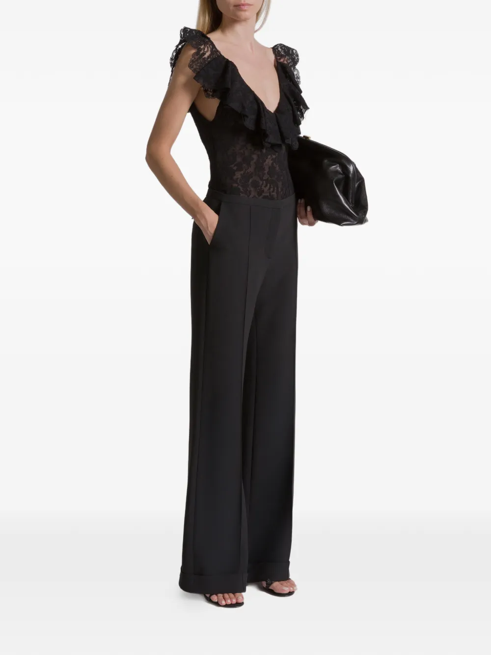 Alberta Ferretti ruffled-sleeves body | Vests & Tank Tops | Image 2