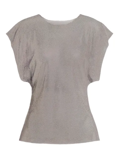 Alberta Ferretti top sin mangas