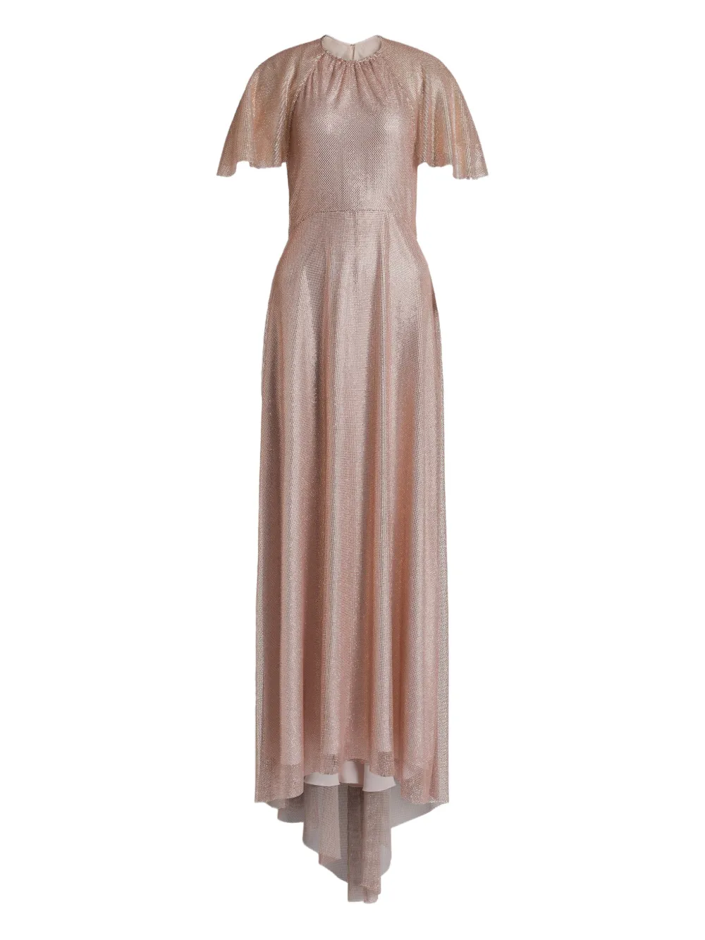Alberta Ferretti flutter-sleeve maxi dress | Pink | Image 1